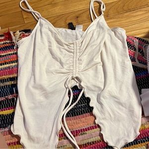 Divided (H&M) tank top with split in the middle